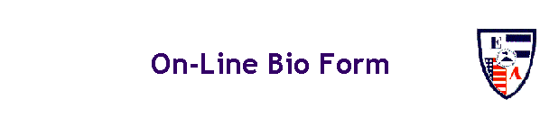On-Line Bio Form